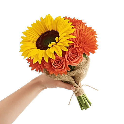 Golden Sunflower Bouquet