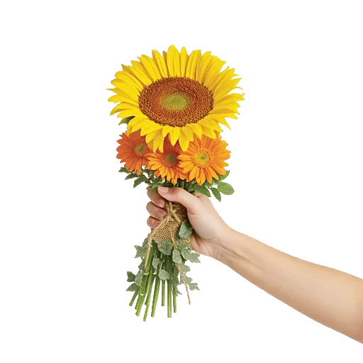 Golden Sunflower Bouquet
