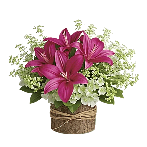 Graceful Lily Display