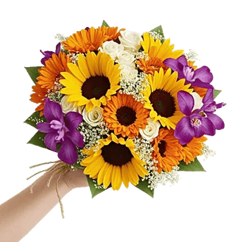 Amber Sunflower Glow