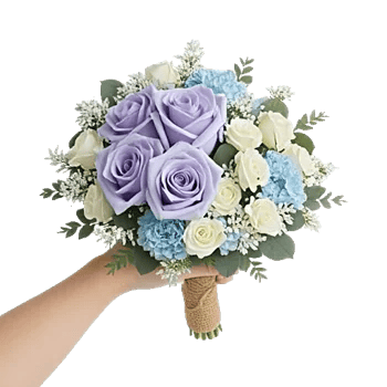 Elegant Blue Roses