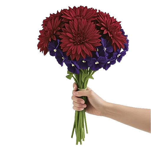 Crimson Blossom Harmony