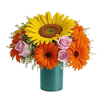 Amber Sunflower Glow