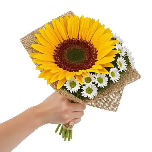 Golden Sunflower Bouquet