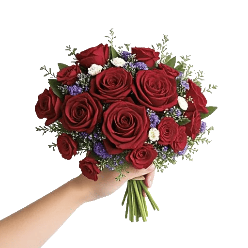 Crimson Blossom Harmony