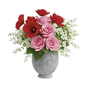 Crimson Blossom Harmony