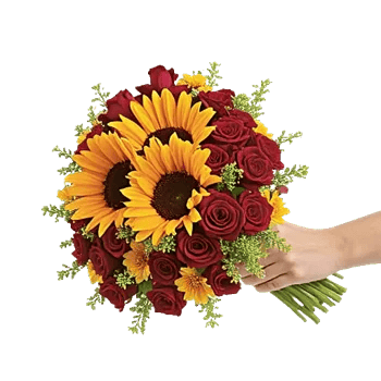 Amber Sunflower Glow