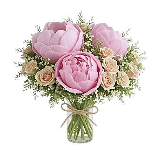 Blushing Peony Charm