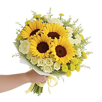Golden Sunflower Bouquet
