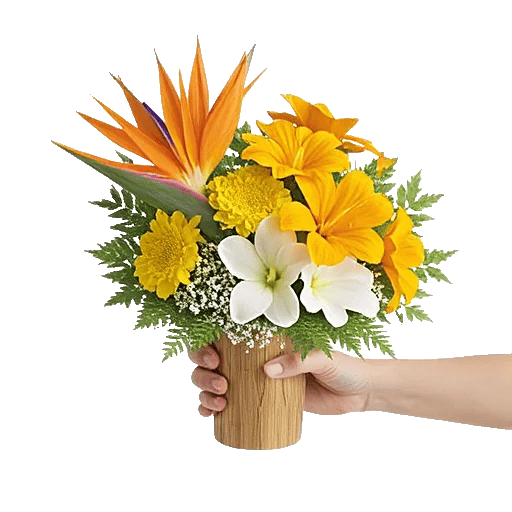 Tropical Sunflower Burst