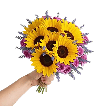 Golden Sunflower Bouquet