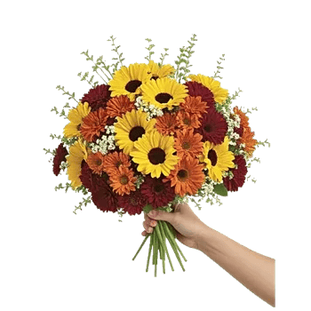 Golden Sunflower Bouquet