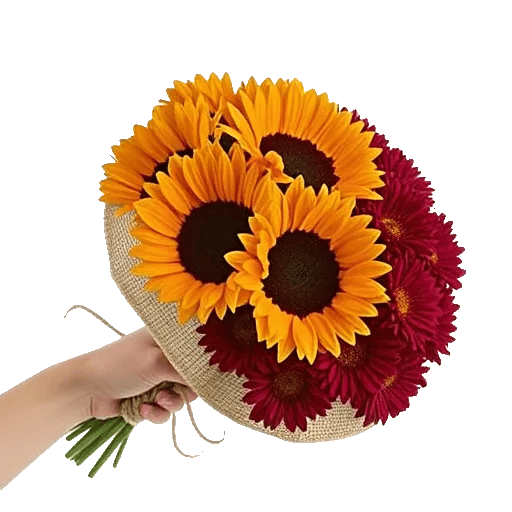 Amber Sunflower Glow