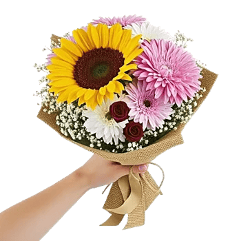 Golden Sunflower Bouquet