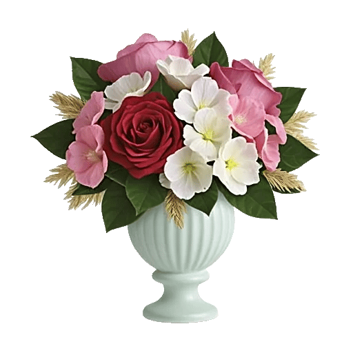 Crimson Blossom Harmony