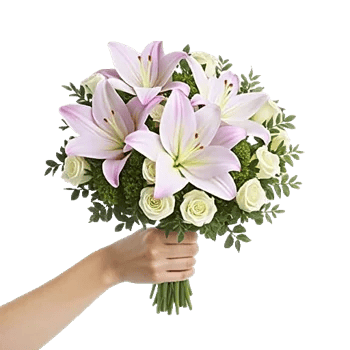 Graceful Lily Display