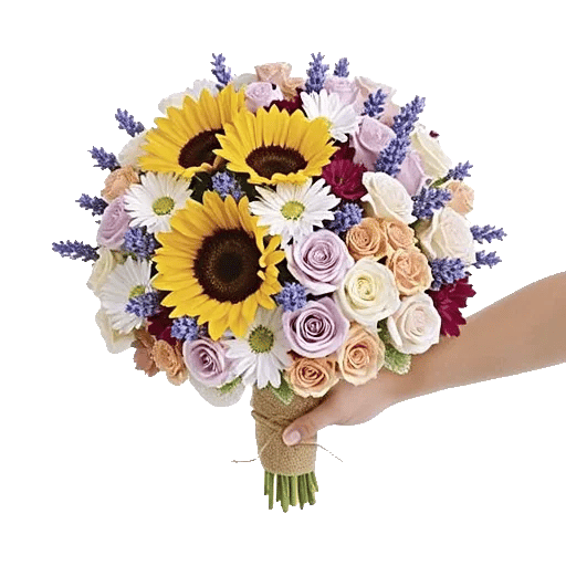 Golden Sunflower Bouquet