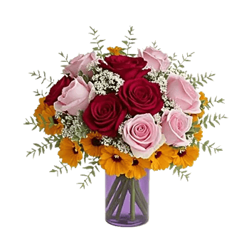 Crimson Blossom Harmony