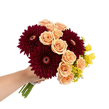 Crimson Blossom Harmony