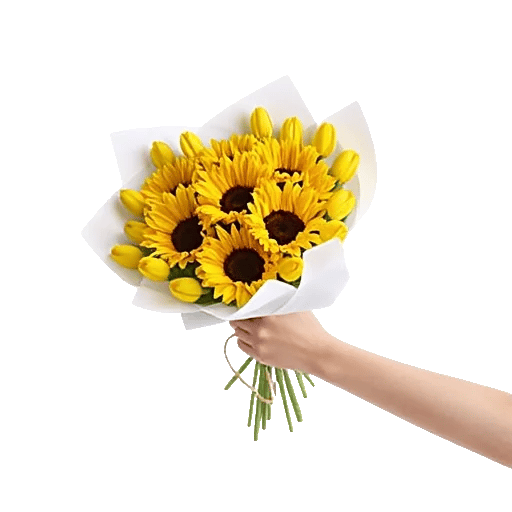 Golden Sunflower Bouquet