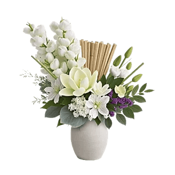 Minimalist White Orchids