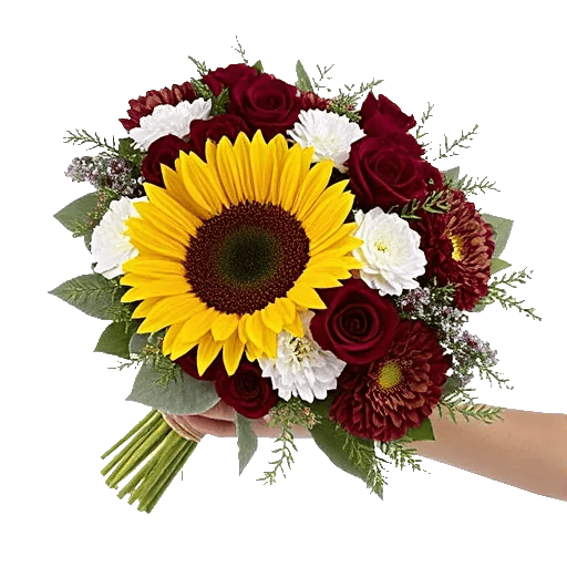 Golden Sunflower Bouquet