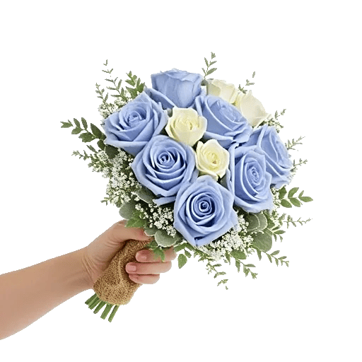 Elegant Blue Roses
