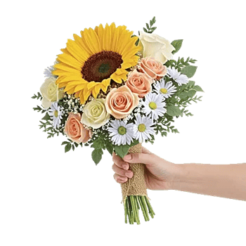 Golden Sunflower Bouquet