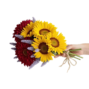 Golden Sunflower Bouquet