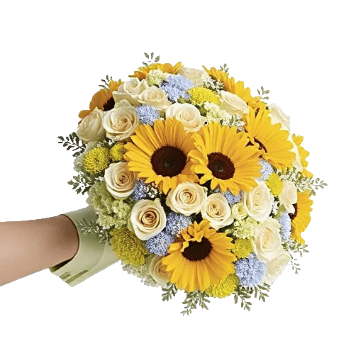Golden Sunflower Bouquet