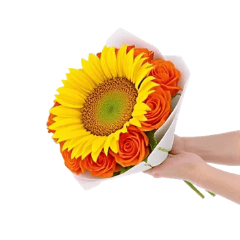 Amber Sunflower Glow