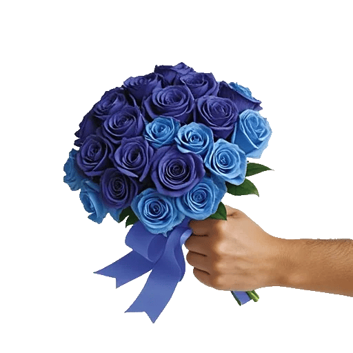 Elegant Blue Roses