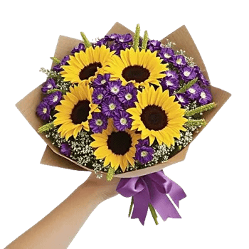 Golden Sunflower Bouquet