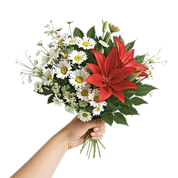 Graceful Lily Display