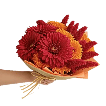 Deep Red Blossoms
