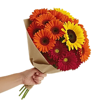 Golden Sunflower Bouquet
