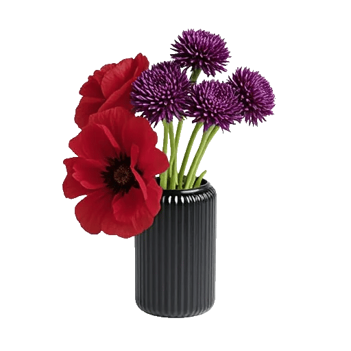 Crimson Blossom Harmony