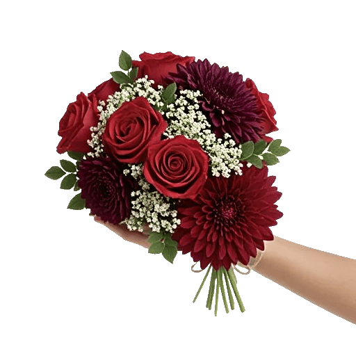 Crimson Blossom Harmony