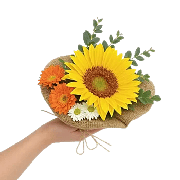Golden Sunflower Bouquet