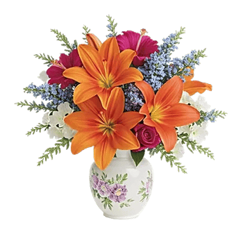 Graceful Lily Display