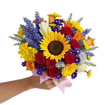 Golden Sunflower Bouquet