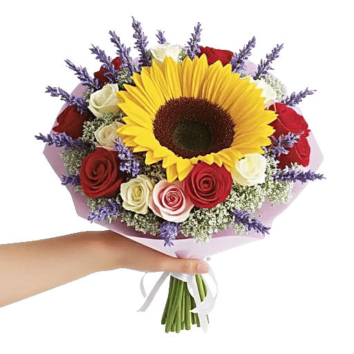 Golden Sunflower Bouquet