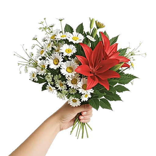 Graceful Lily Display