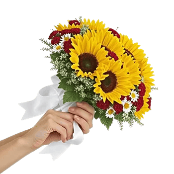 Golden Sunflower Bouquet