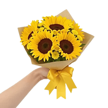 Golden Sunflower Bouquet