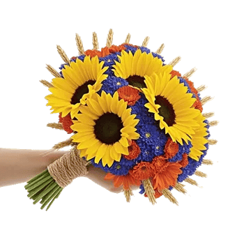 Golden Sunflower Bouquet