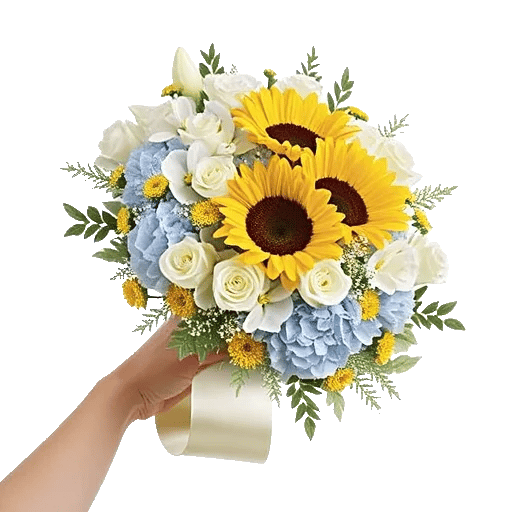 Golden Sunflower Bouquet