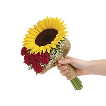 Golden Sunflower Bouquet