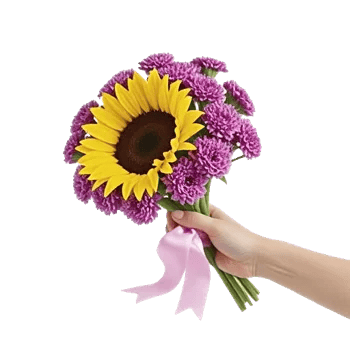 Golden Sunflower Bouquet
