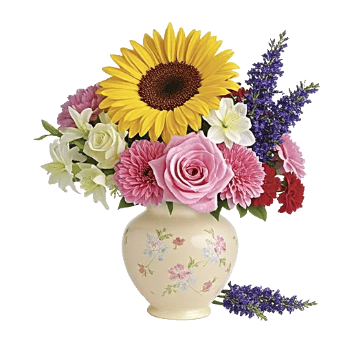 Radiant Bloom Cascade